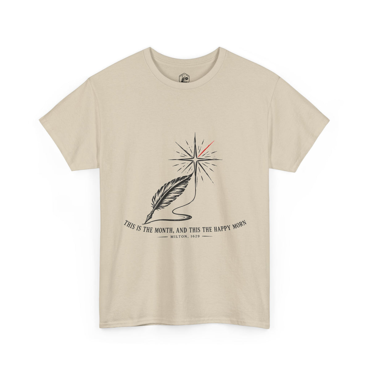 This Is the Month, and This the Happy Morn T-Shirt | Milton Nativity Ode Christmas Tee