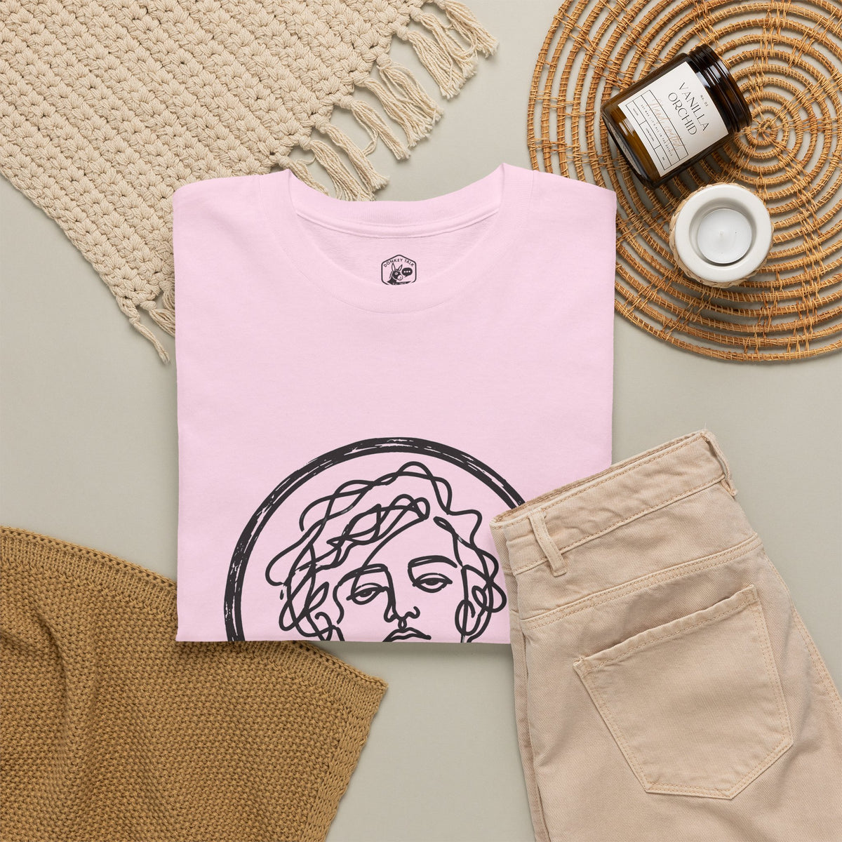 Know Thyself Unfiltered Line Art T-Shirt | Philosophy and Faith Tee