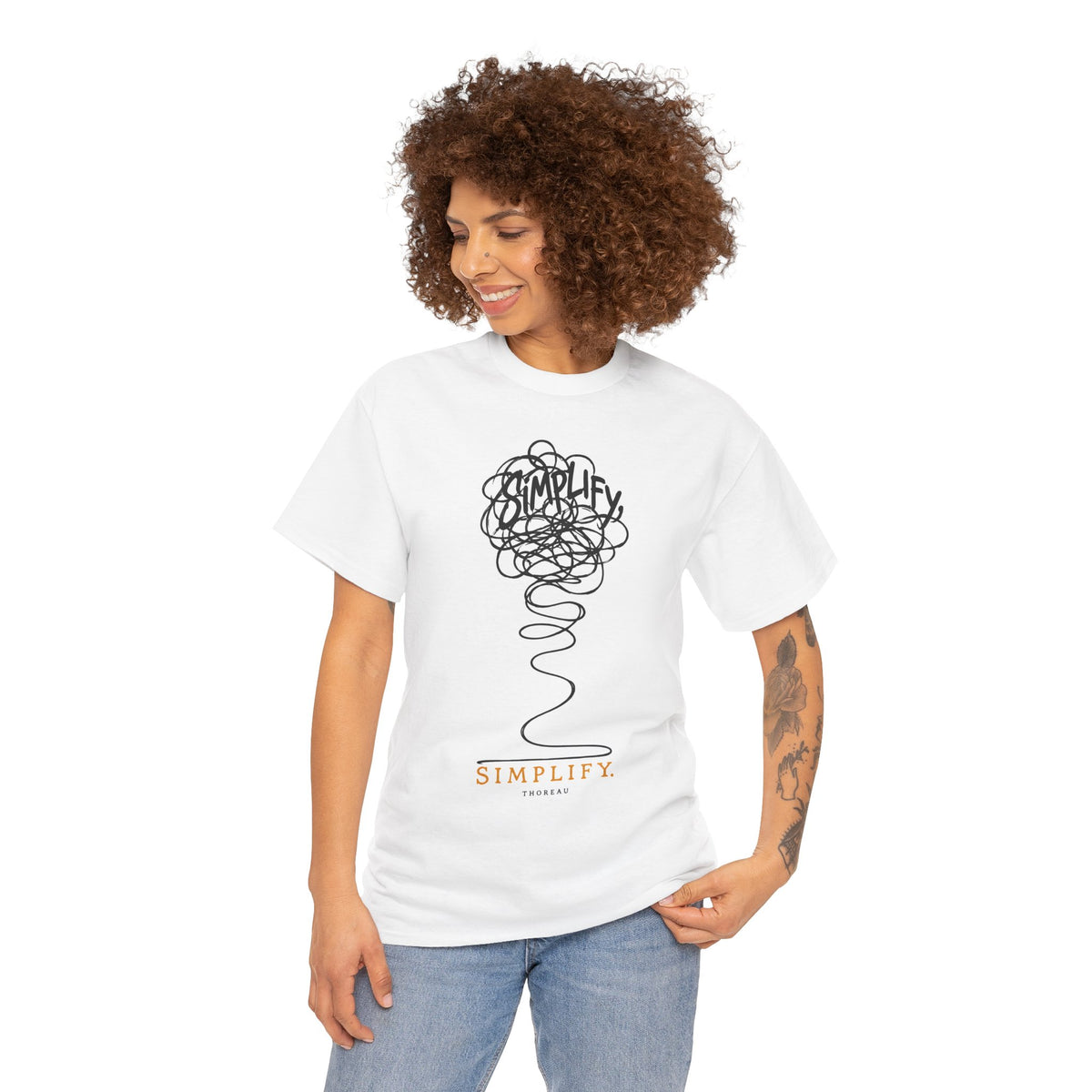 Simplify, Simplify Thoreau T-shirt – Donkey Talk graphic tee