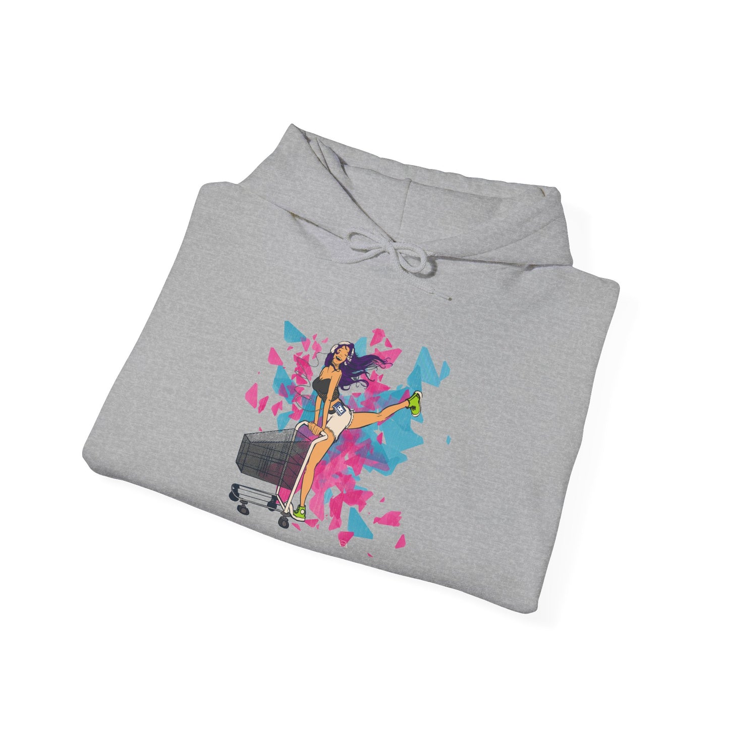 Playful Graphic Hoodie for Everyday Fun, Unisex Hooded Sweatshirt, Casual Wear, Gift for Her, Cozy Comfort