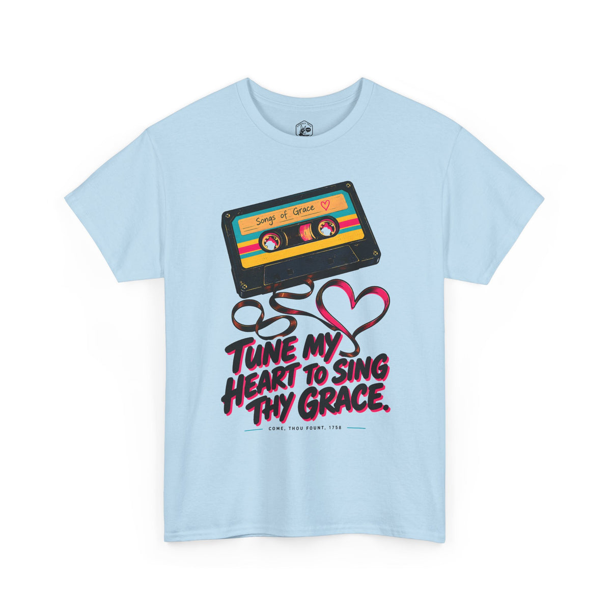 Tune My Heart Cassette T-shirt – Donkey Talk graphic tee