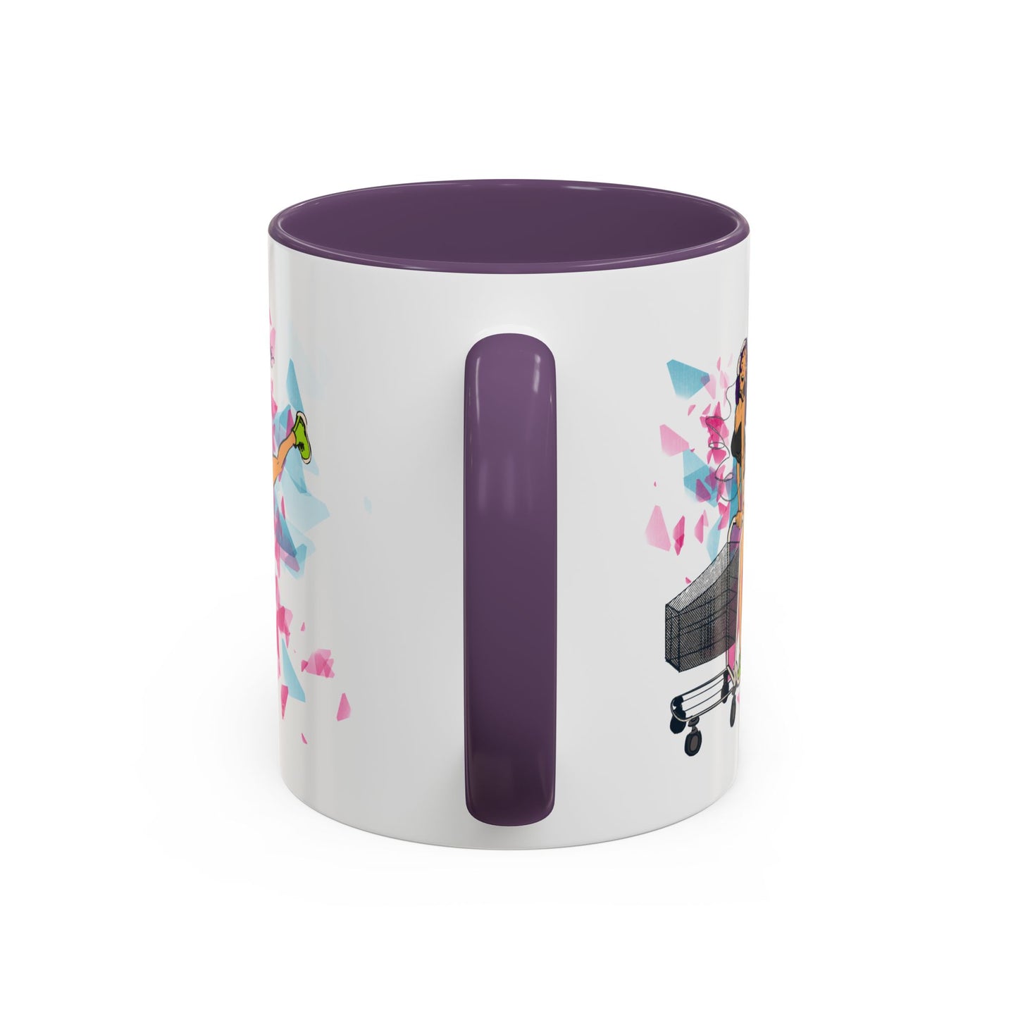 Playful Accent Coffee Mug for Fashion Lovers