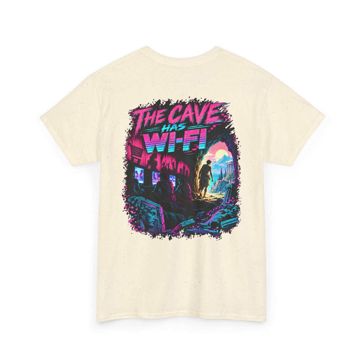The Cave Has Wi-Fi T-Shirt — Plato's Allegory, Updated