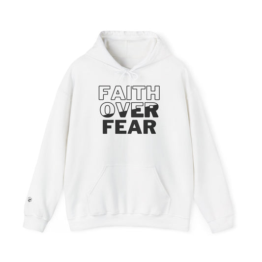 Sweat à capuche unisexe Faith Over Fear | Hoodie confortable et inspirant pour le quotidien