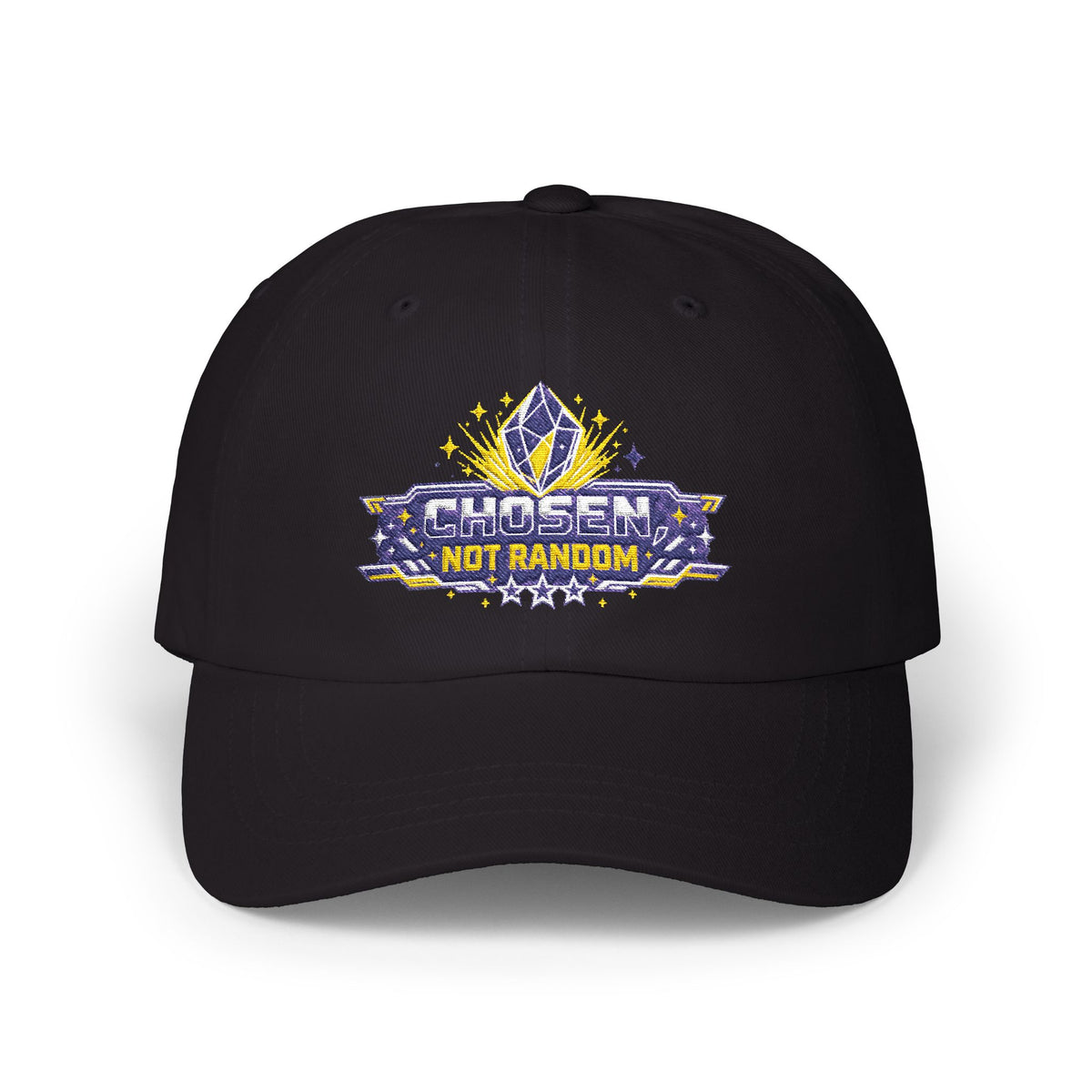 Dad Cap — “Chosen Not Random” Embroidered Inspirational Baseball Hat