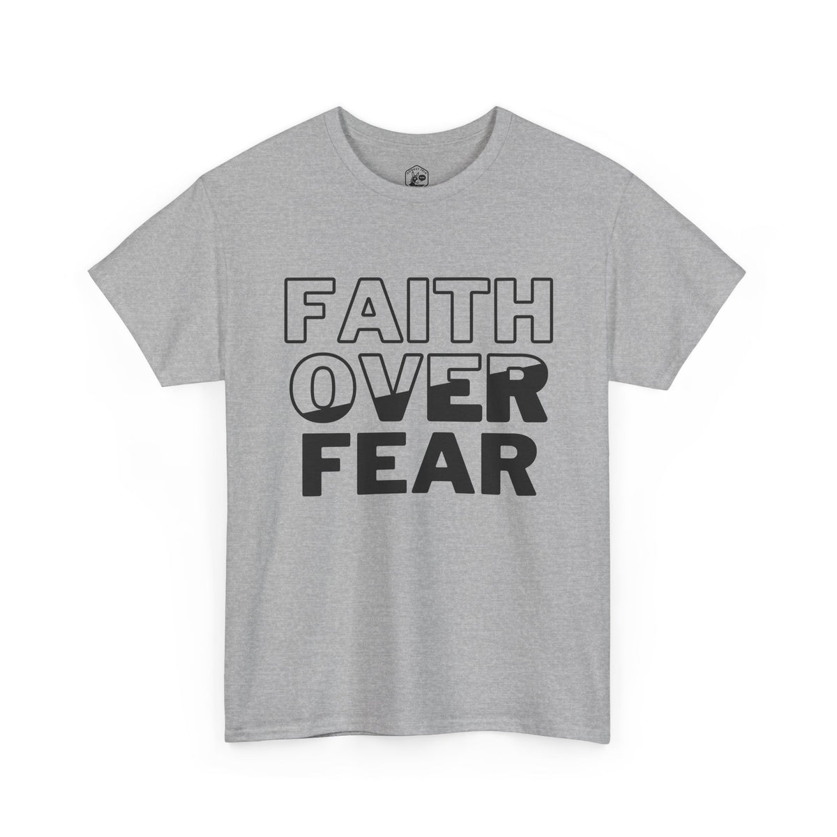 Faith Over Fear T-Shirt | White Unisex Christian Graphic Tee