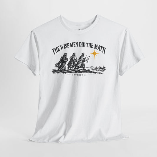 The Wise Men Did the Math T-shirt – Donkey Talk graphic tee