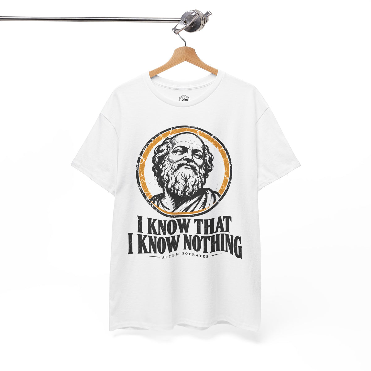 I Know That I Know Nothing Socrates T-shirt – Donkey Talk graphic tee