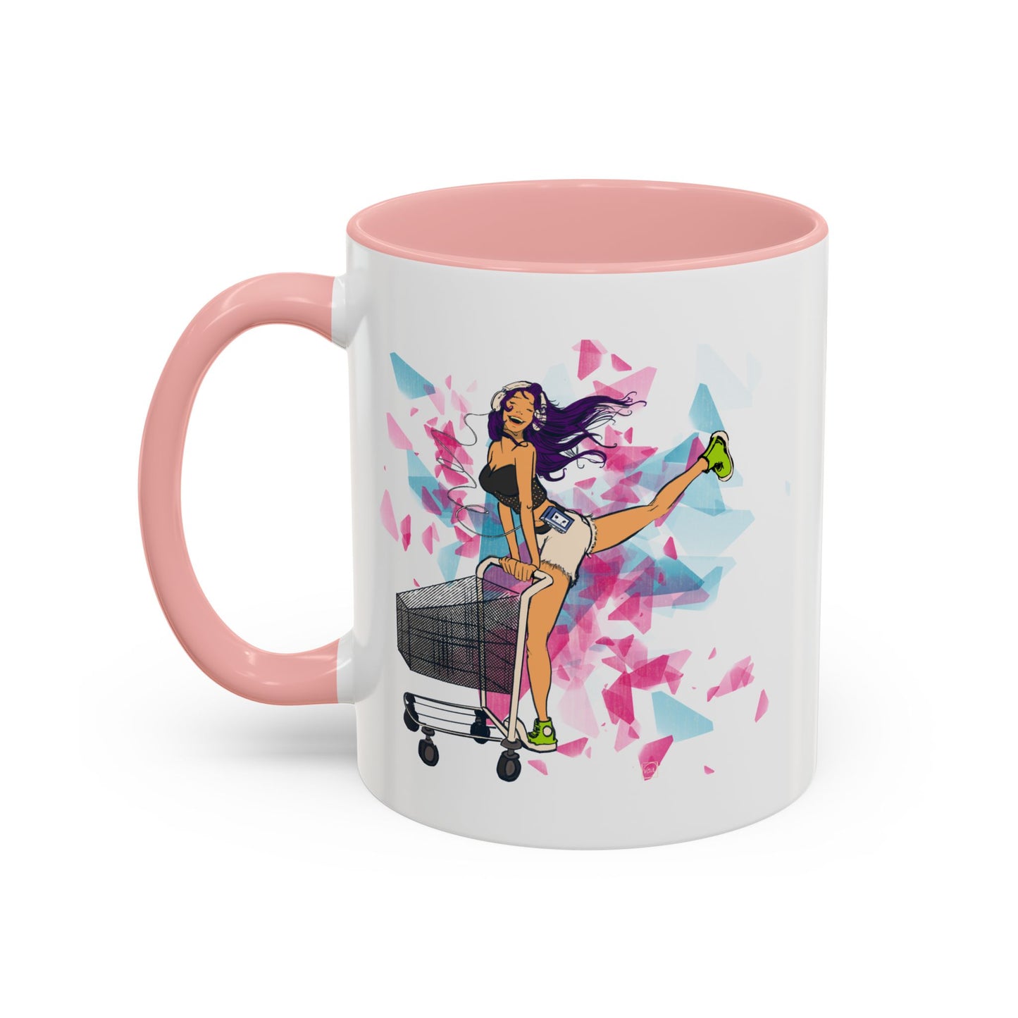 Playful Accent Coffee Mug for Fashion Lovers