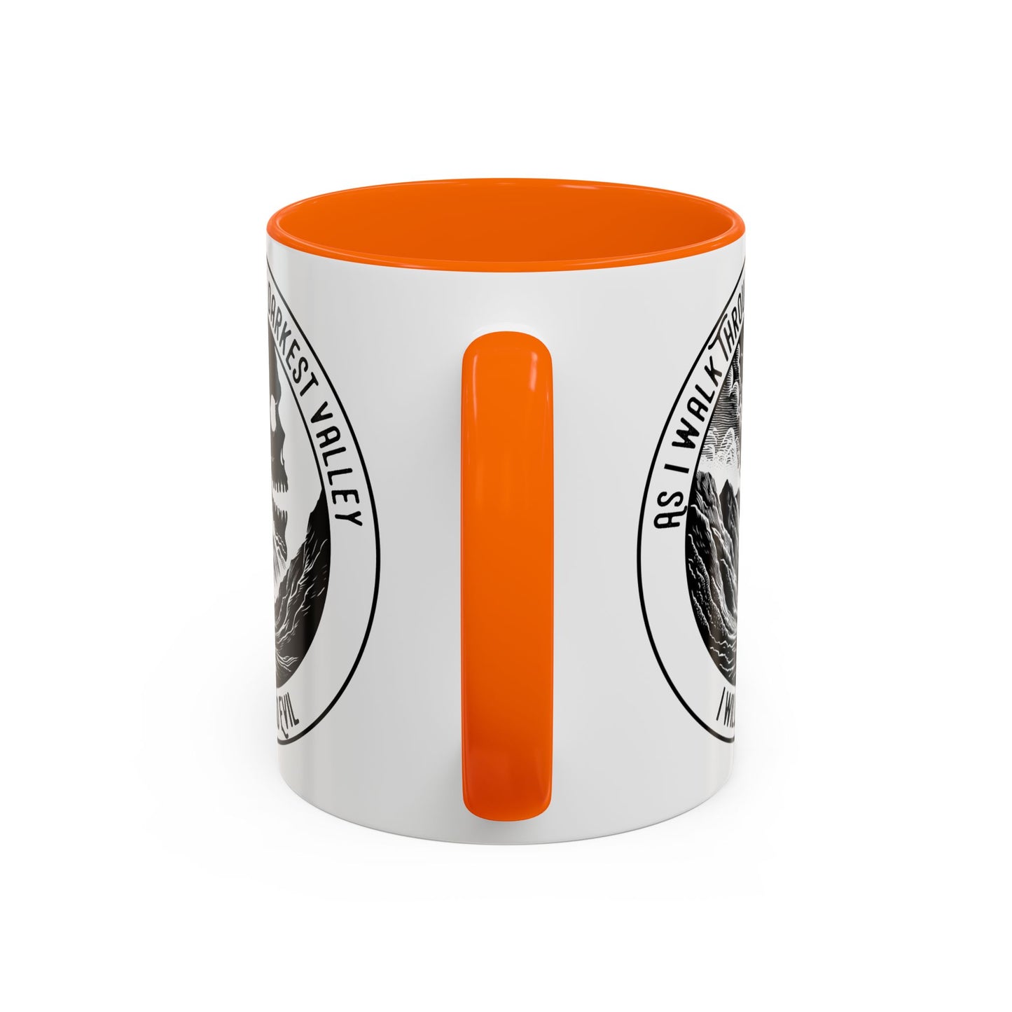 Skull Valley Coffee Mug — “As I Walk Through the Darkest Valley I Will Fear No Evil” 11/15oz