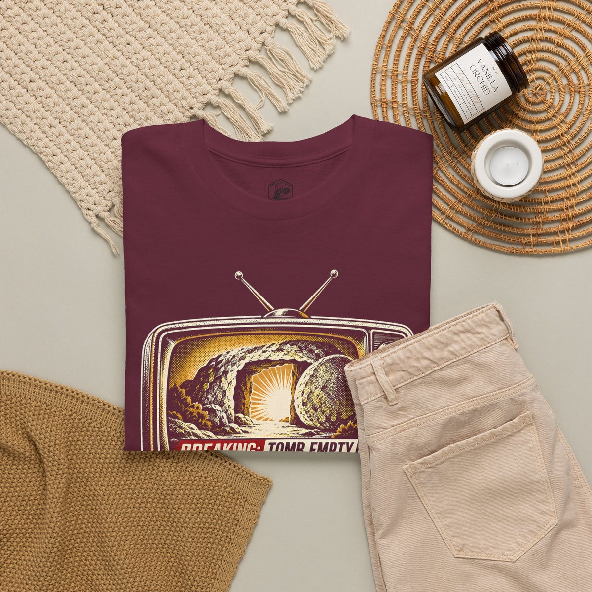 Breaking Tomb Empty Easter T-shirt – Donkey Talk graphic tee