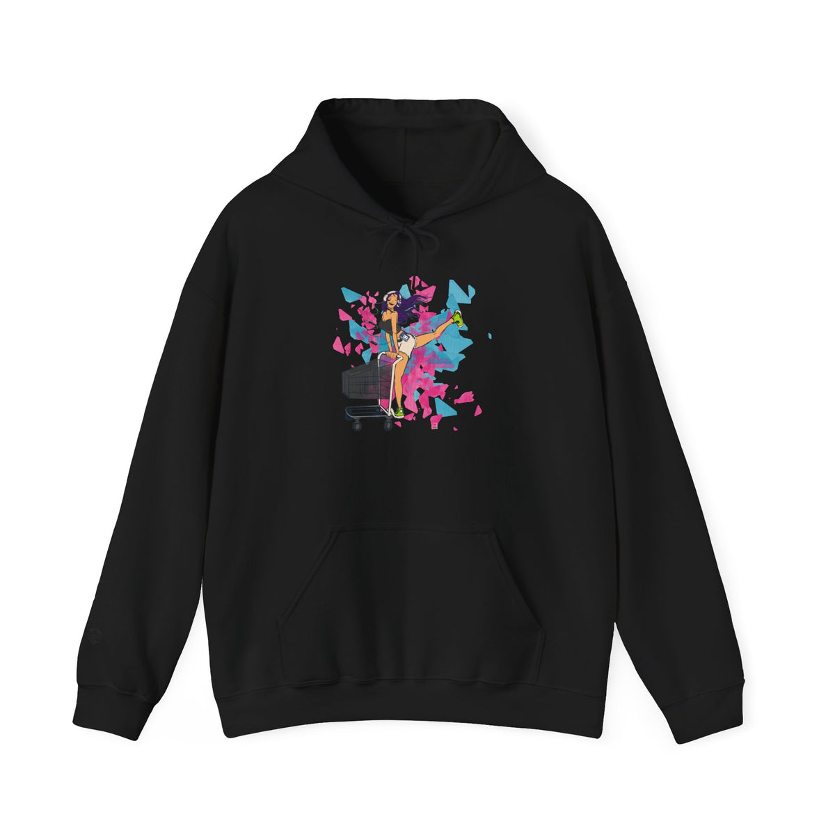 Playful Graphic Hoodie for Everyday Fun, Unisex Hooded Sweatshirt, Casual Wear, Gift for Her, Cozy Comfort