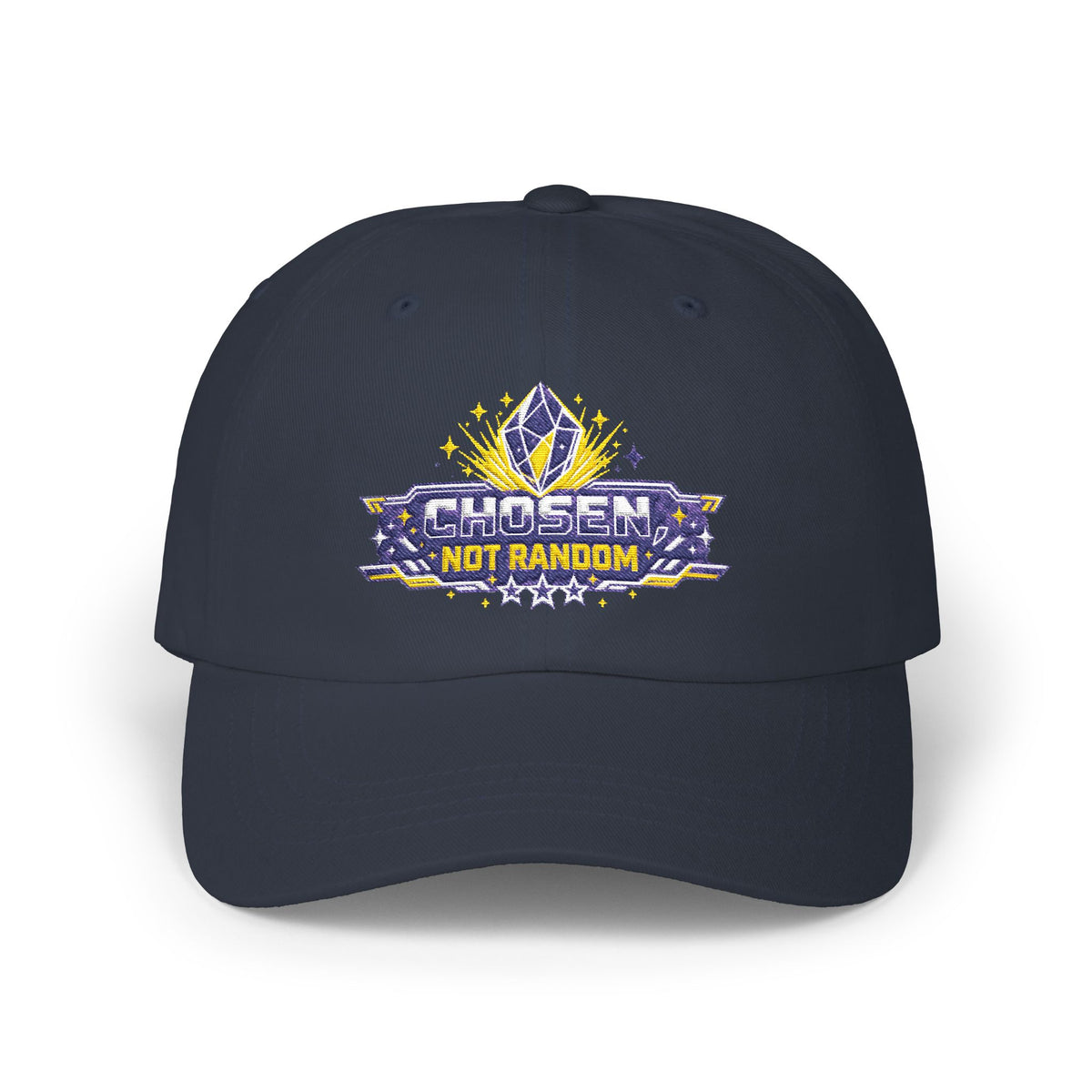 Dad Cap — “Chosen Not Random” Embroidered Inspirational Baseball Hat