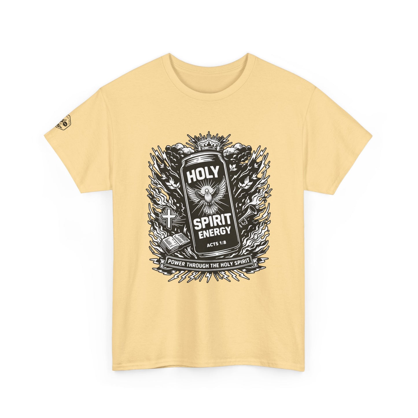 Holy Spirit Energy Acts 1:8 T‑Shirt  — Faith Graphic Tee