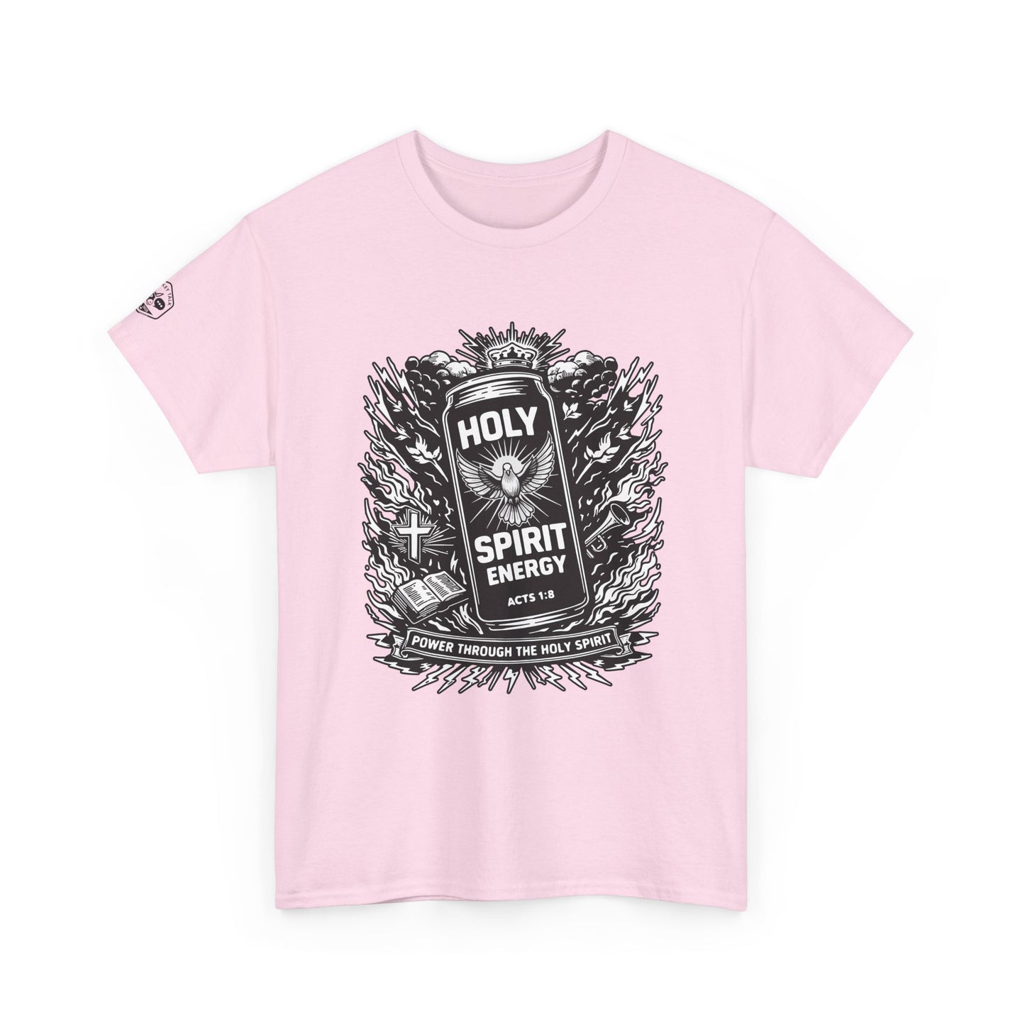 Holy Spirit Energy Acts 1:8 T‑Shirt  — Faith Graphic Tee