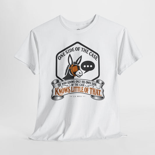 J.S. Mill Donkey Only His Own Side T-shirt – Donkey Talk graphic tee