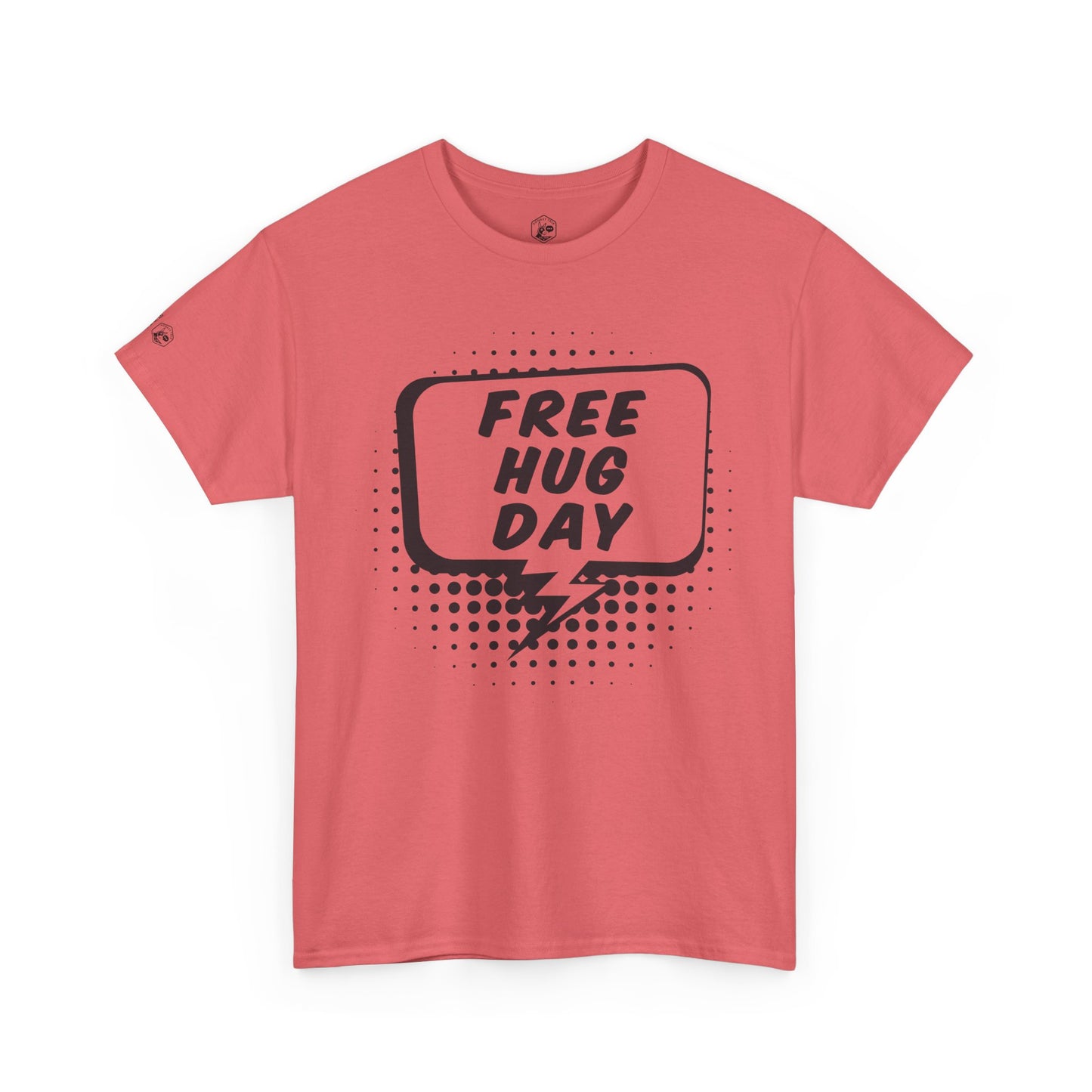 Free Hug Day Unisex Heavy Cotton Tee - Comfort & Joy for Everyday Wear