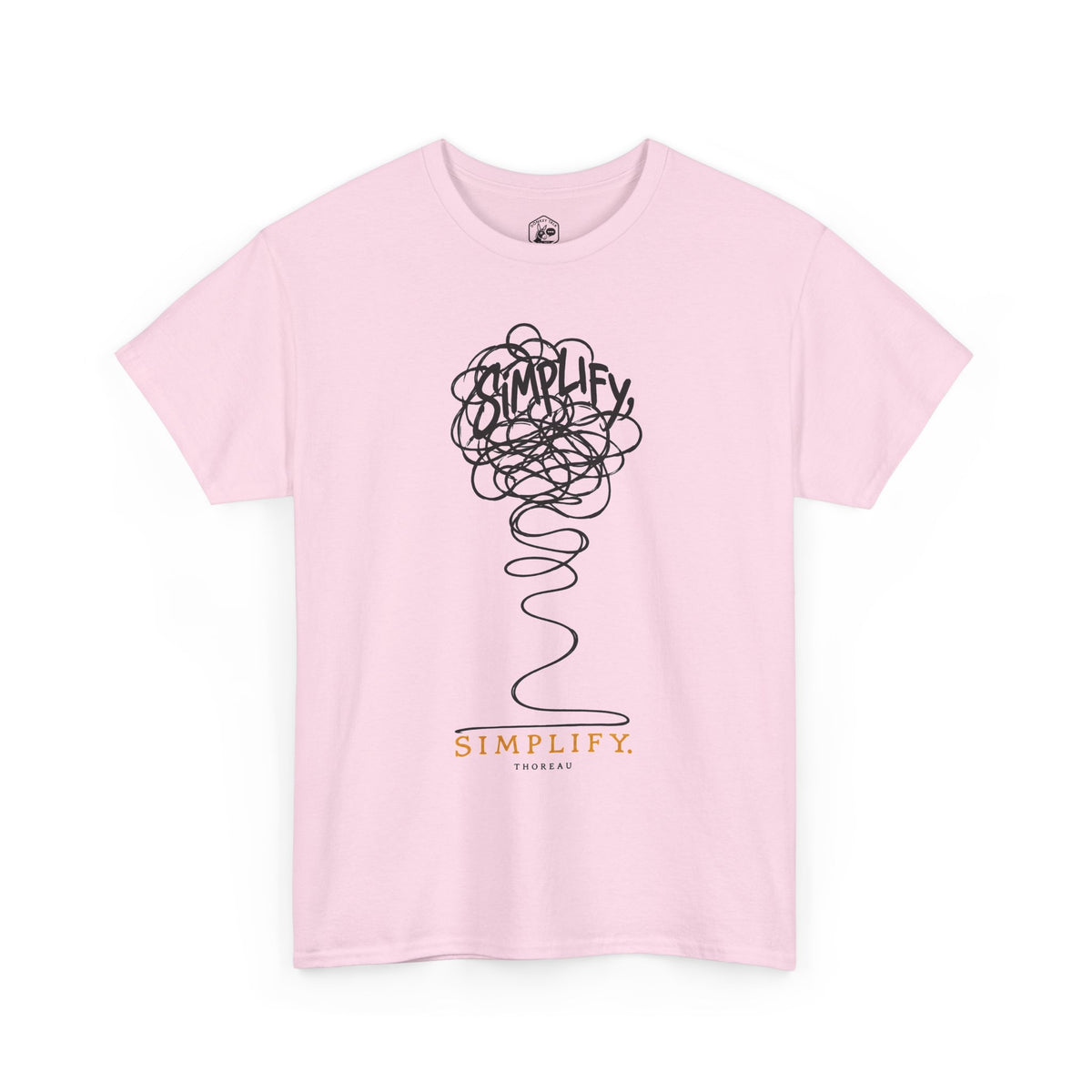 Simplify, Simplify Thoreau T-shirt – Donkey Talk graphic tee