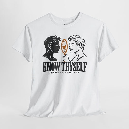 Know Thyself Through Another T-shirt – Donkey Talk graphic tee