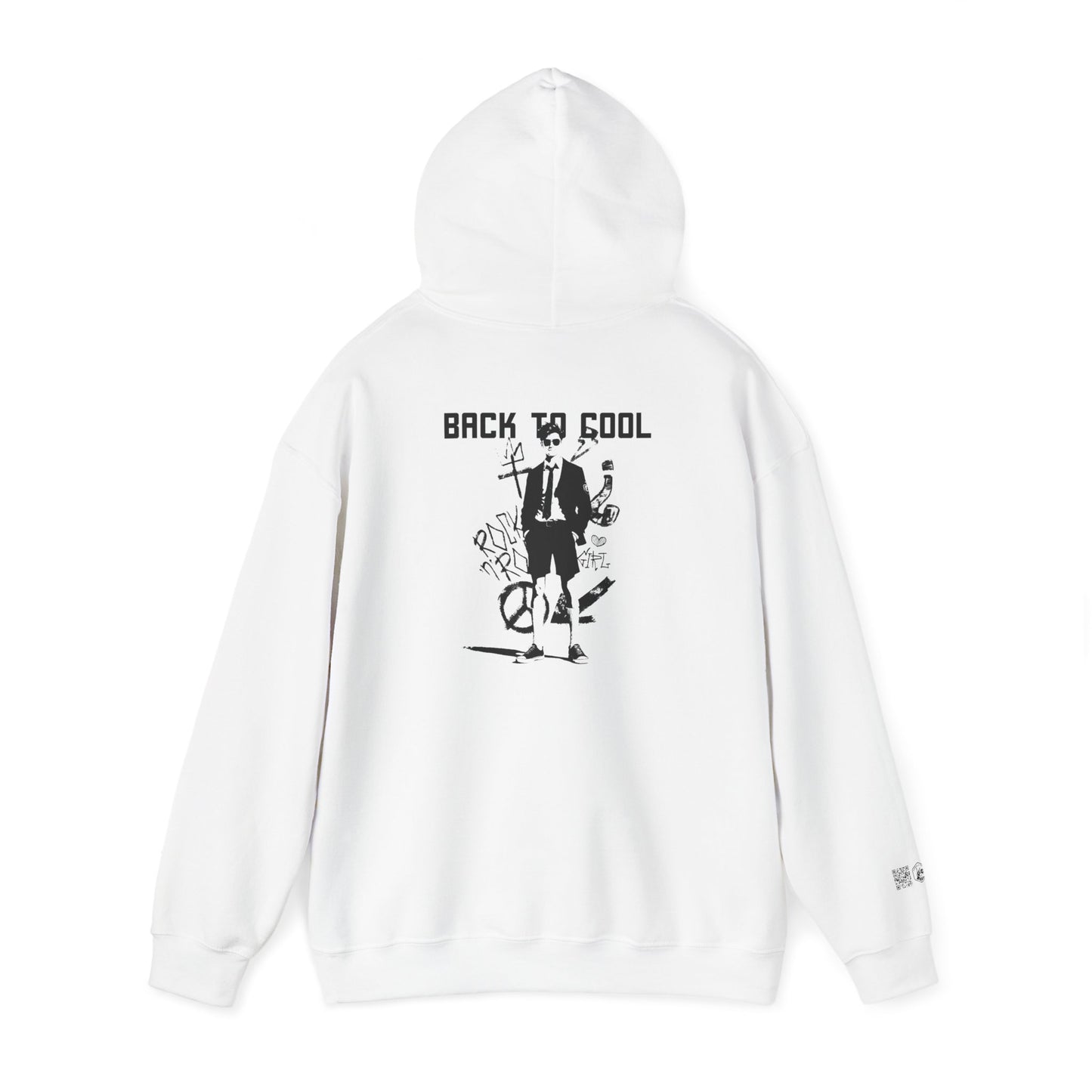 Back to Cool Unisex Heavy Blend Hoodie - Retro Style Graphic Sweatshirt