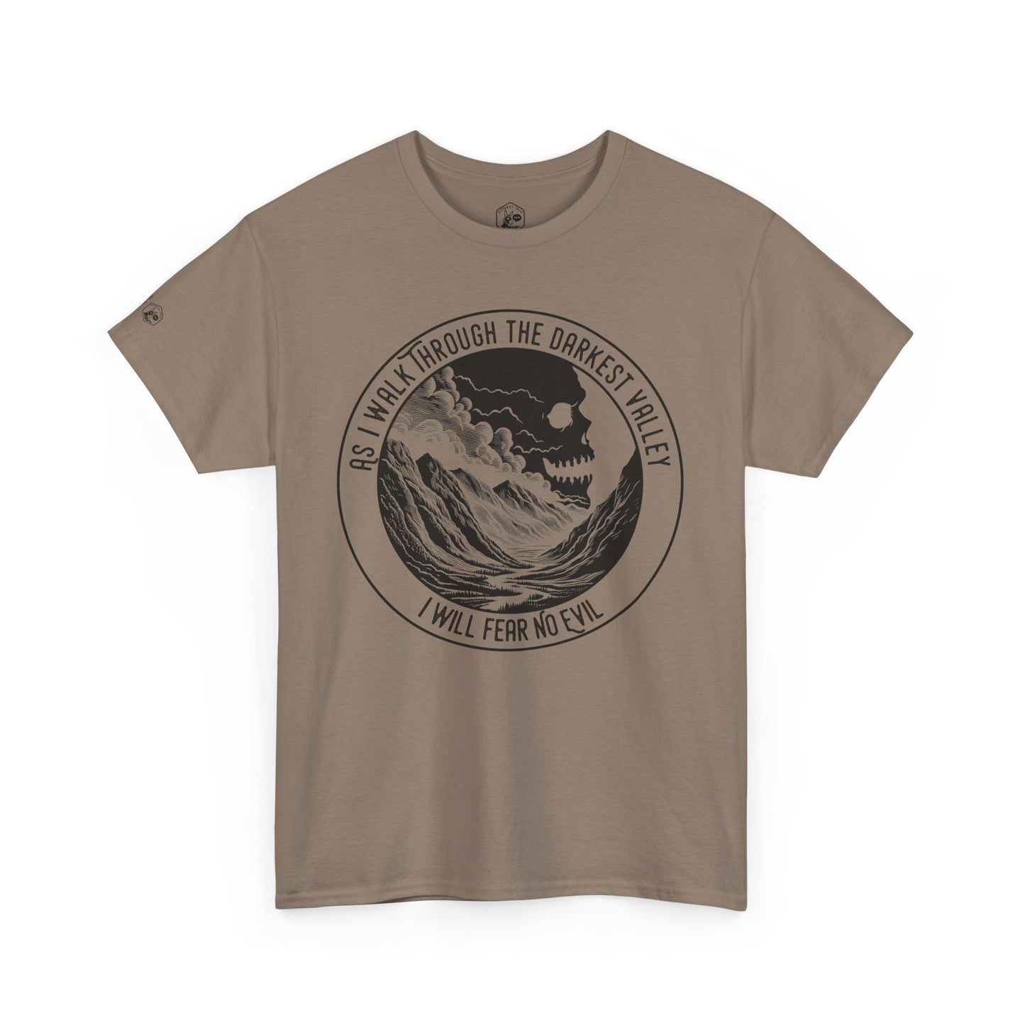 Unisex Heavy Cotton Tee - Fear No Evil Graphic T-Shirt