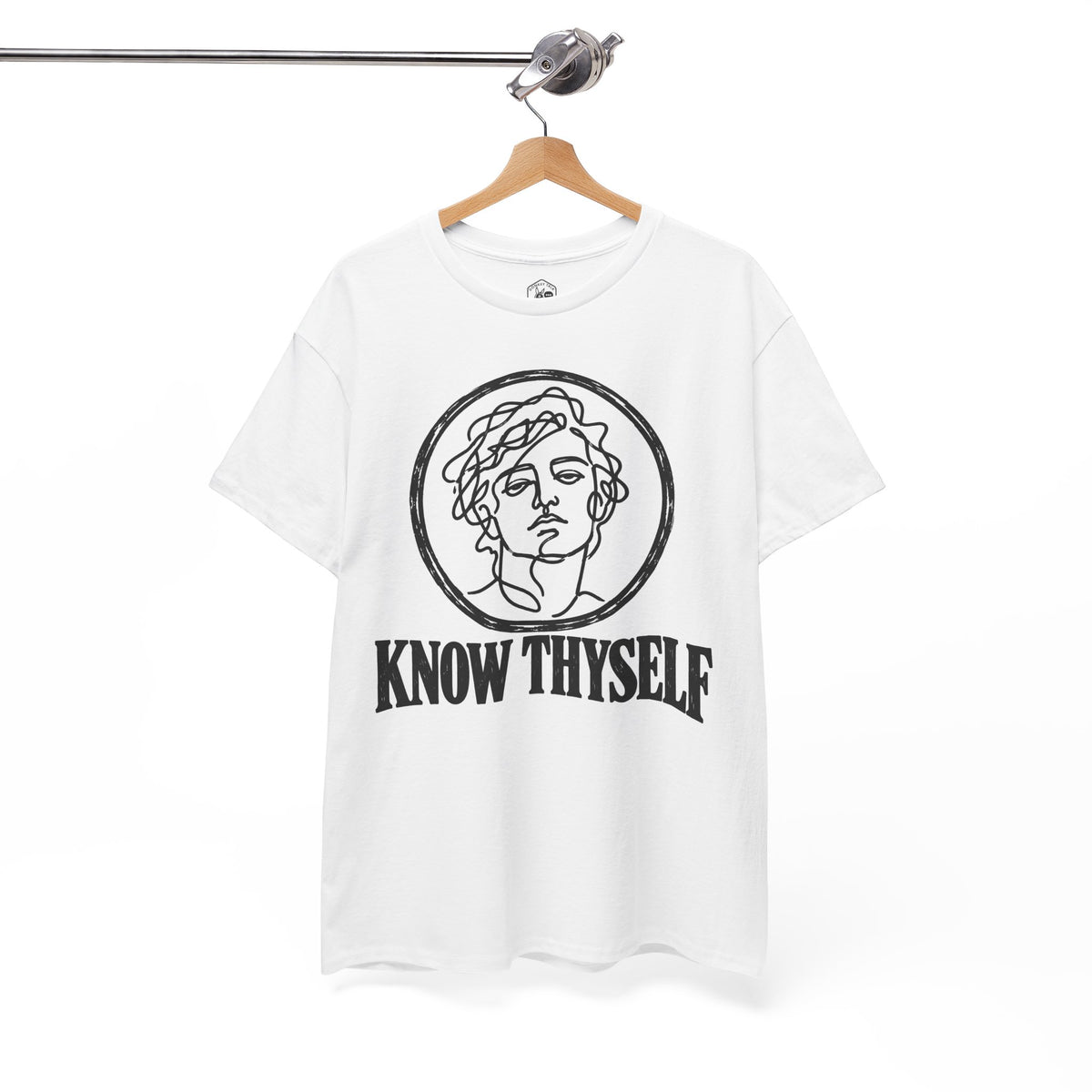 Know Thyself Unfiltered Line Art T-shirt – Donkey Talk graphic tee