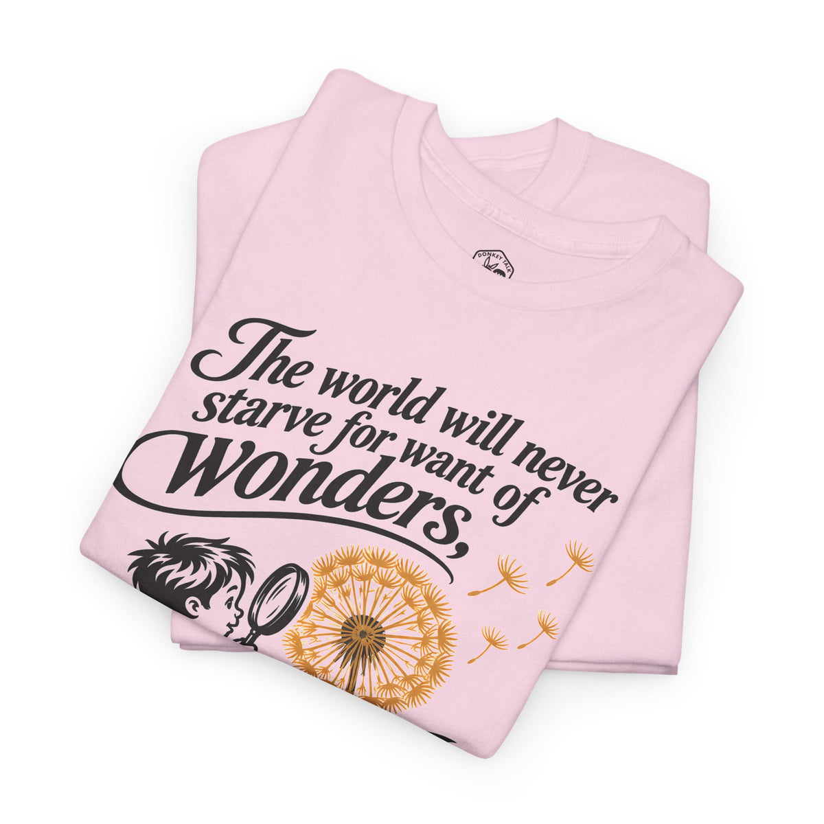 Chesterton Wonder Dandelion T-shirt – Donkey Talk graphic tee