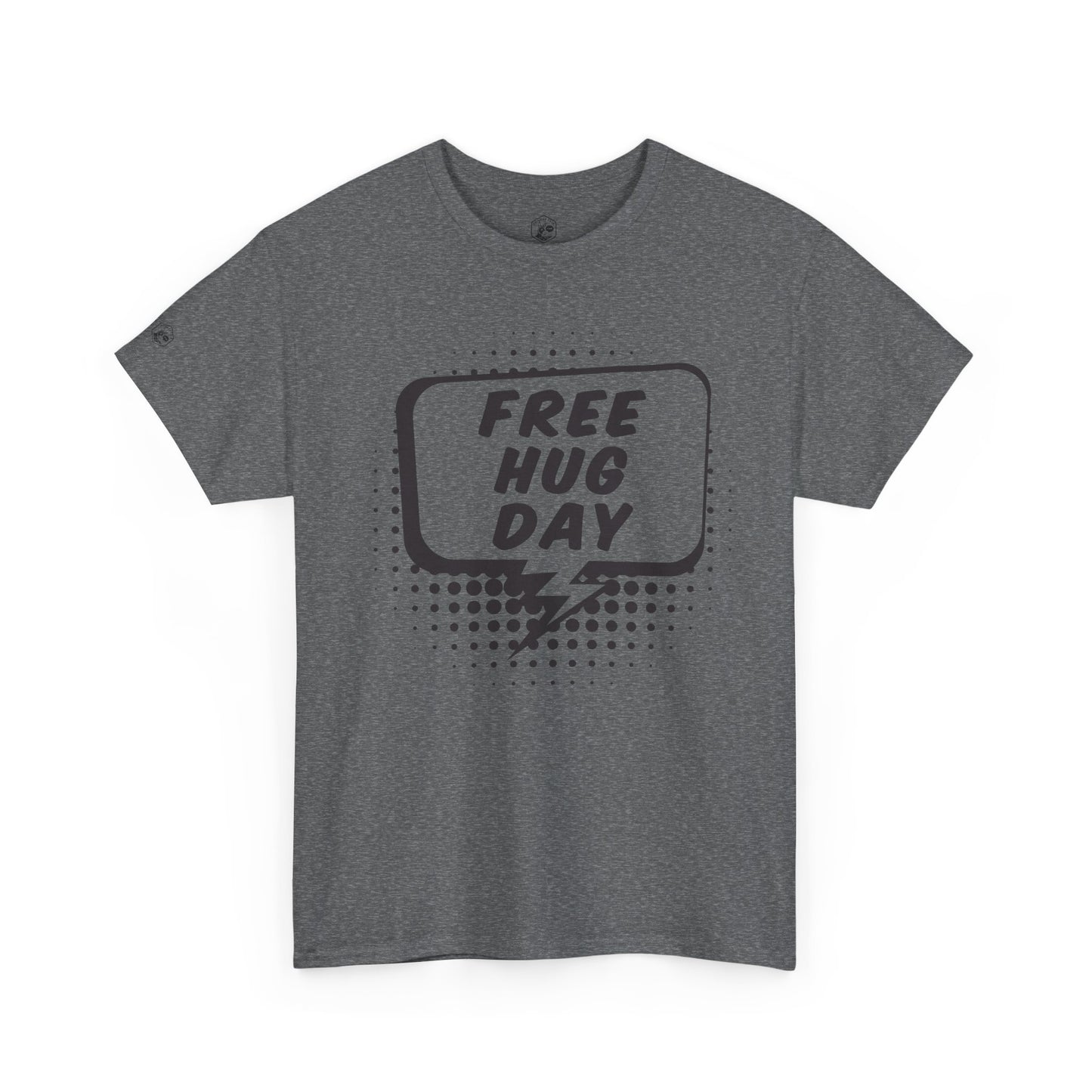 Free Hug Day Unisex Heavy Cotton Tee - Comfort & Joy for Everyday Wear