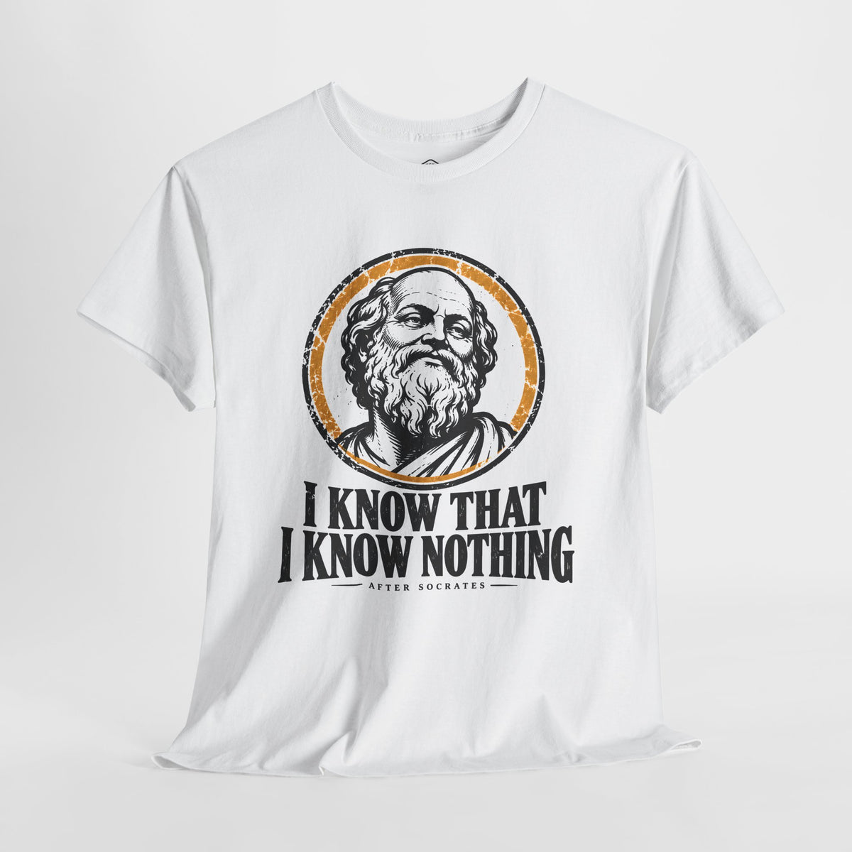 I Know That I Know Nothing Socrates T-Shirt | Philosophy and Humility Tee
