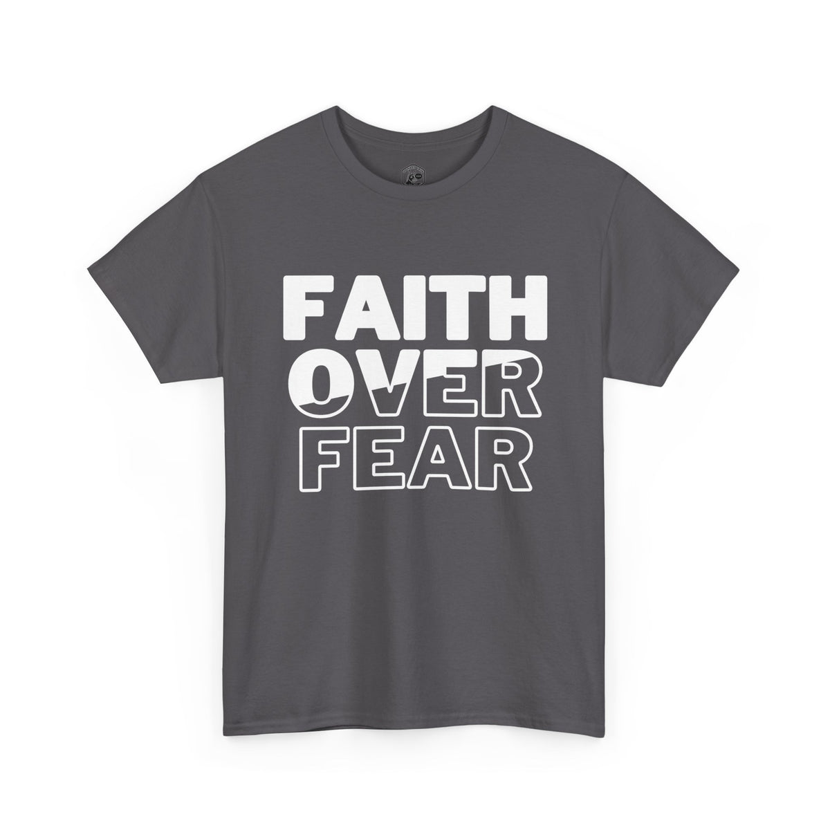 Faith Over Fear T-Shirt | White Unisex Christian Graphic Tee
