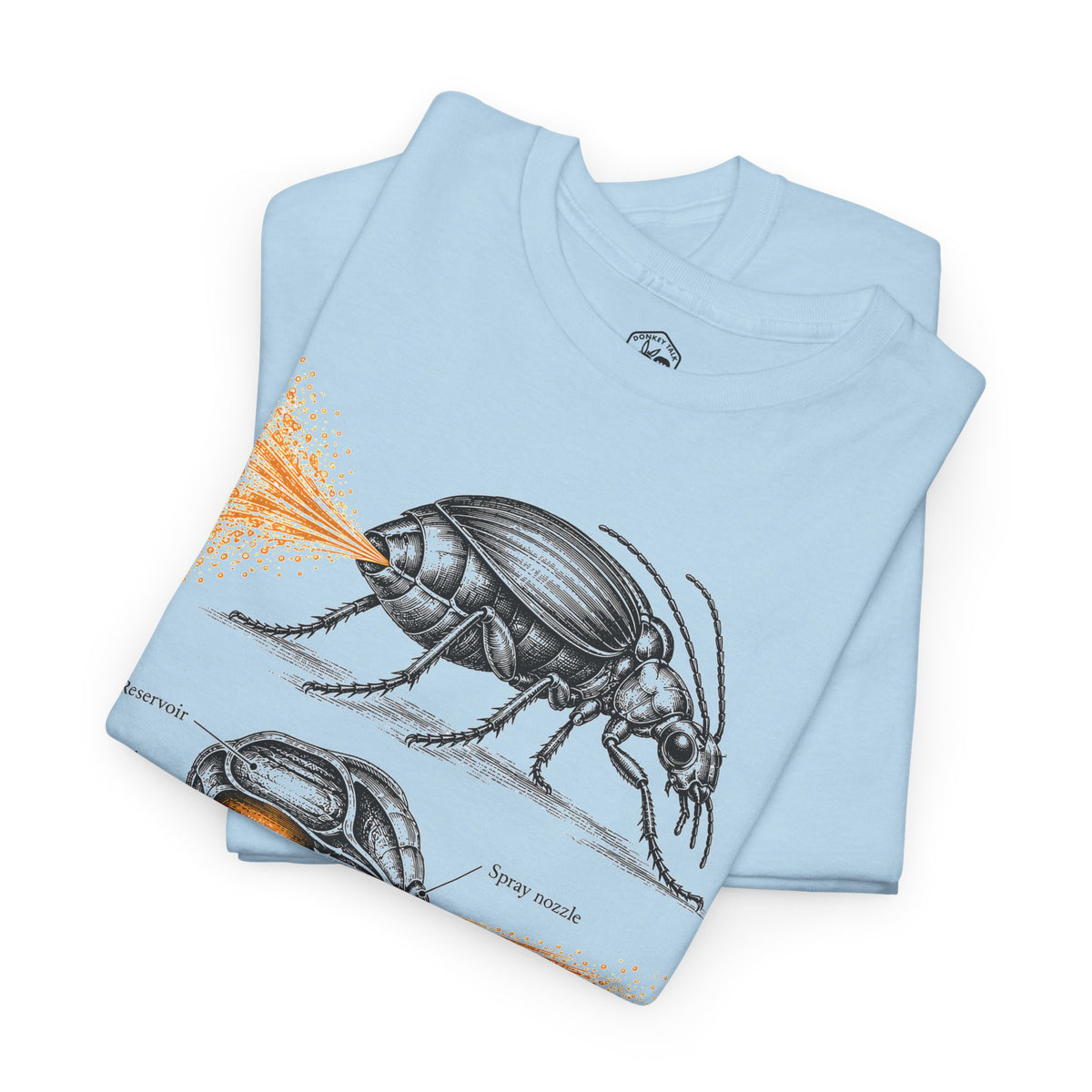 Bombardier Beetle Engraving T-shirt – Donkey Talk graphic tee