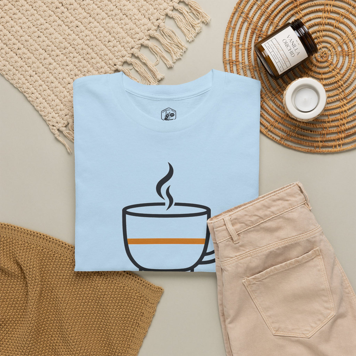 Everything in Moderation Except Coffee T-shirt – Donkey Talk graphic tee