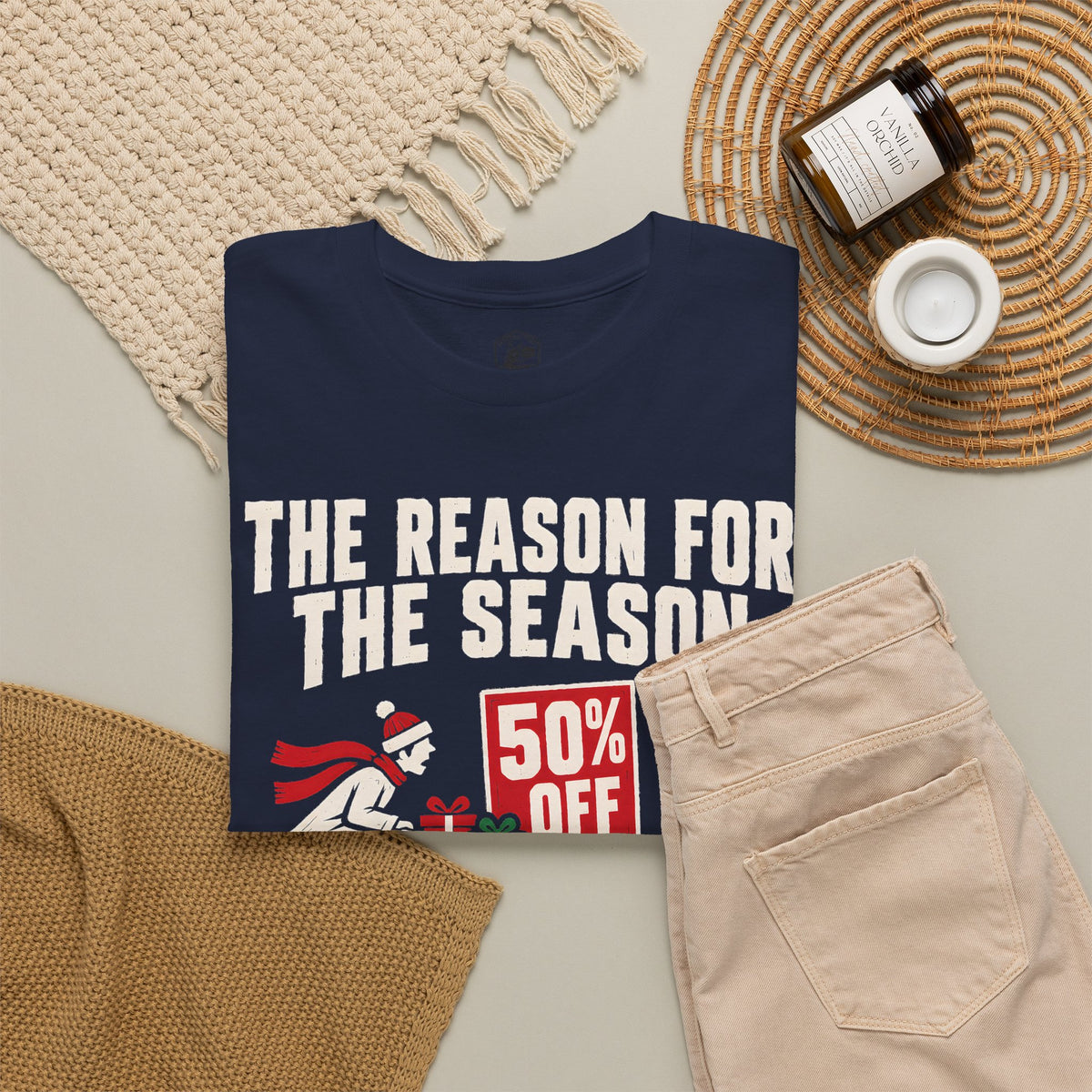 The Reason for the Season Isn't on Sale T-shirt – Donkey Talk graphic tee