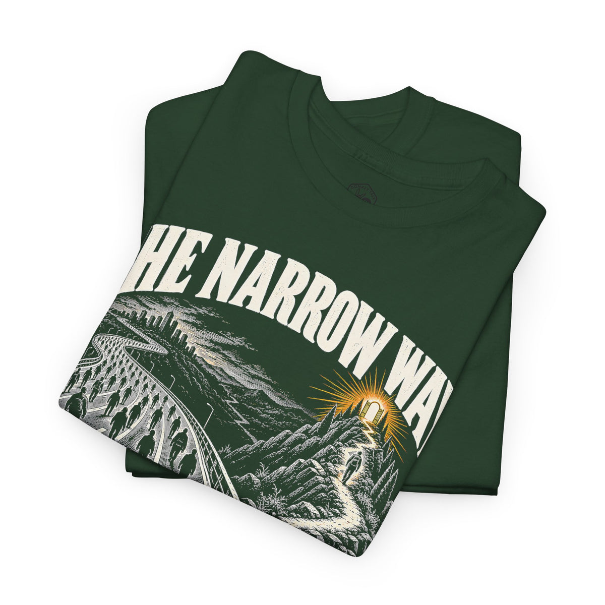 The Narrow Way Matthew 7:14 T-shirt – Donkey Talk graphic tee