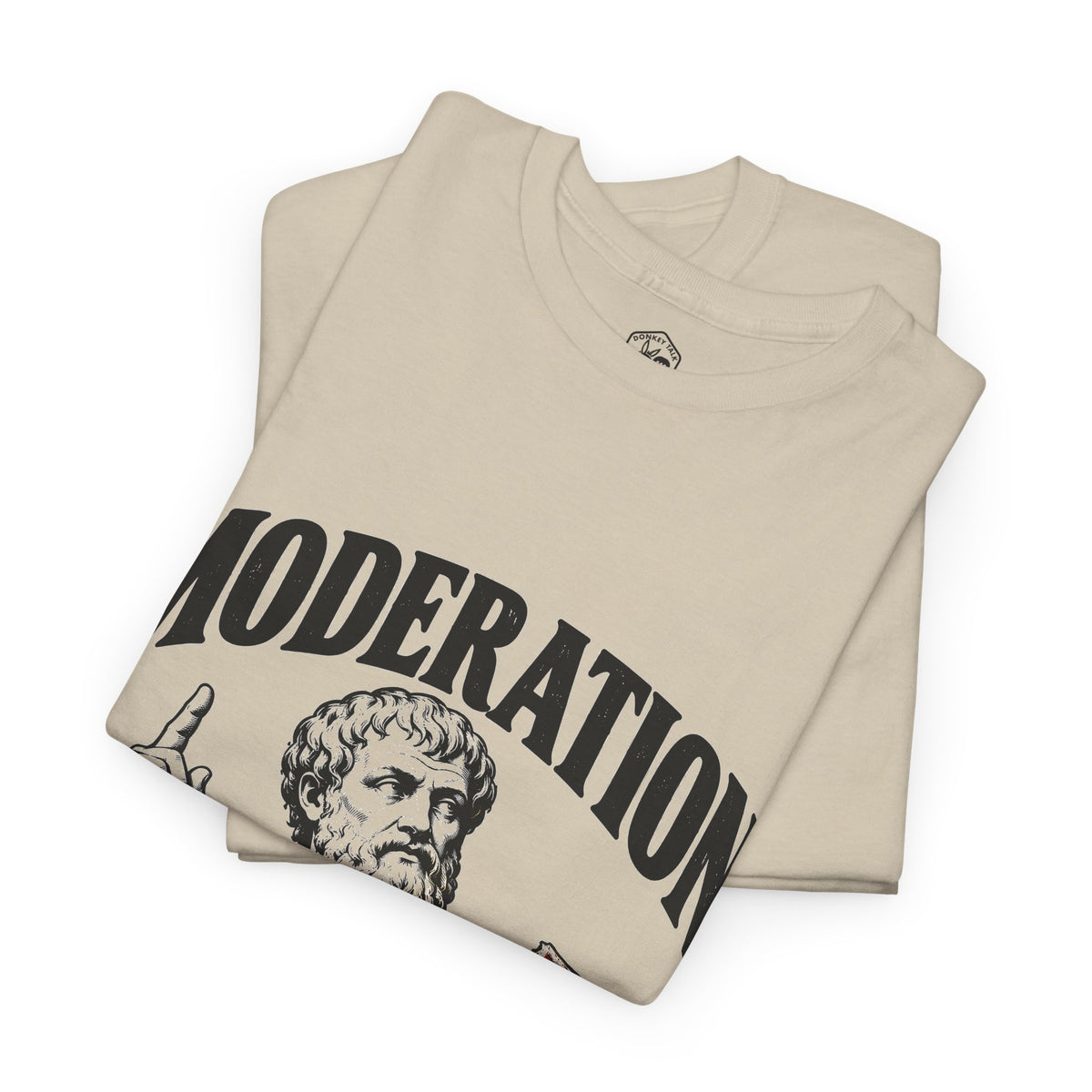 Moderation (One More Slice) T-Shirt | Aristotle Golden Mean Funny Philosophy Tee