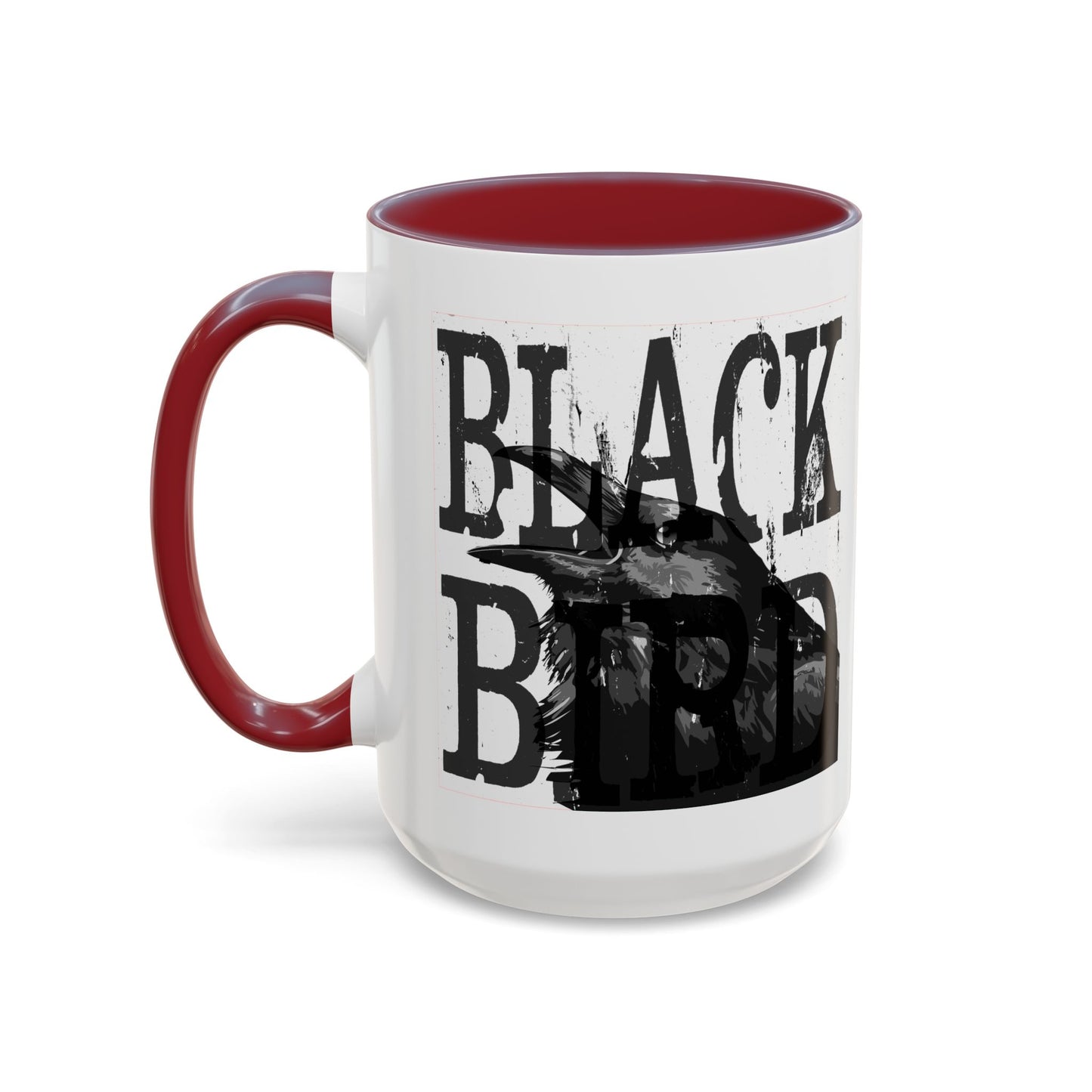 The Raven Accent Coffee Mug — Black-Trim 11/15oz