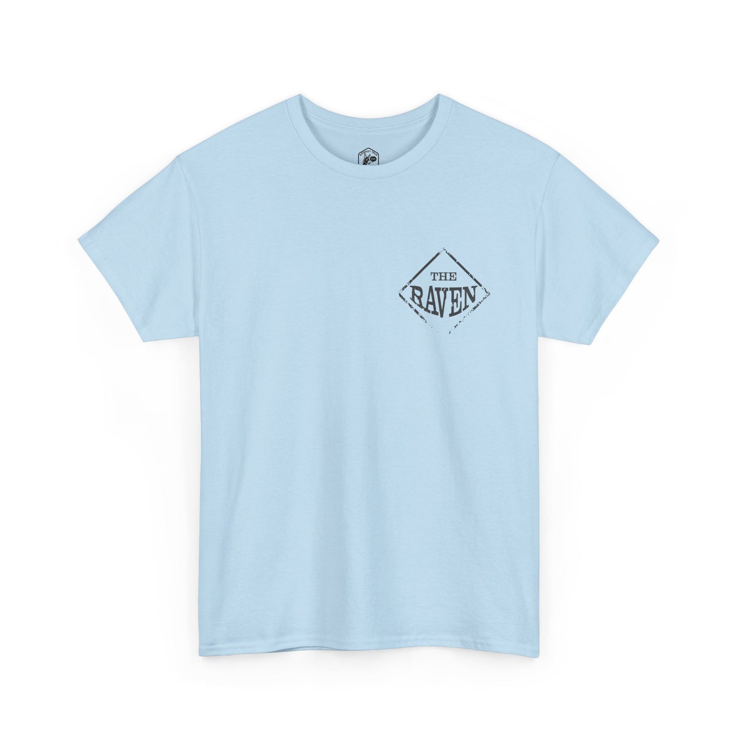 Black Bird Graphic Tee — Vintage Raven Logo T‑Shirt