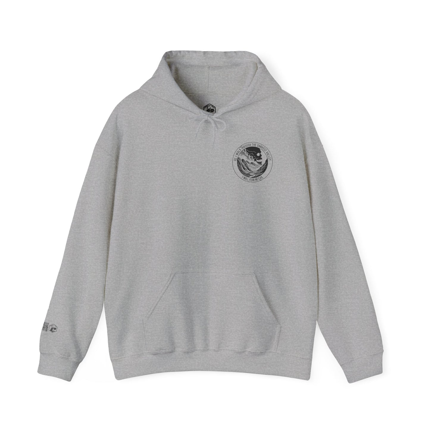 'Valley Of The Shadow' Hooded Sweatshirt - Inspiring Comfort for Adventure Lovers