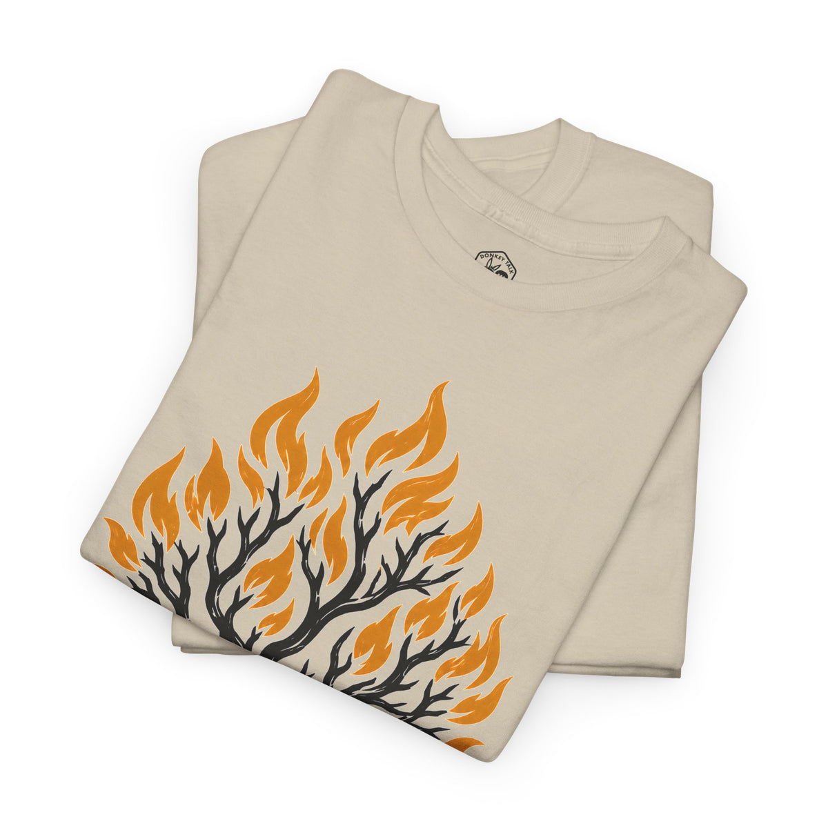 I Am Who I Am Burning Bush T-shirt – Donkey Talk graphic tee