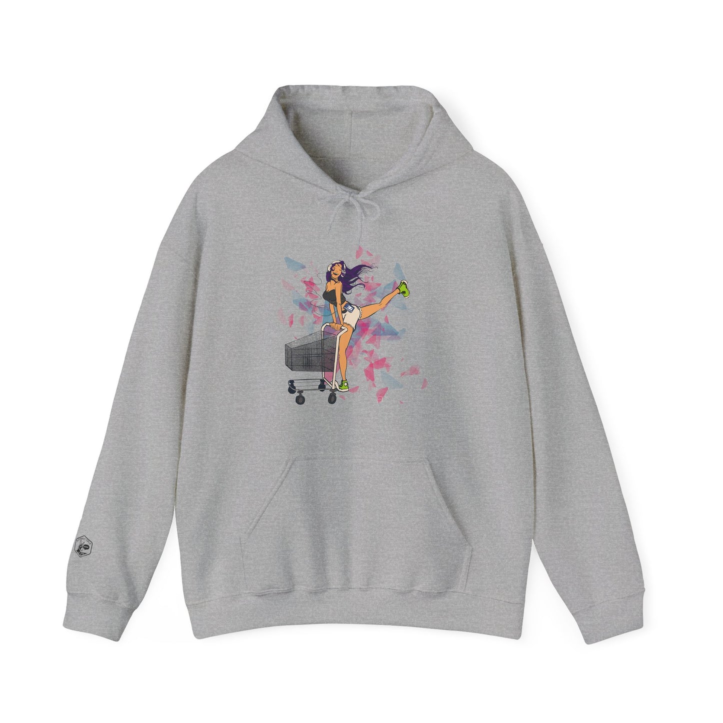 Playful Graphic Hoodie for Everyday Fun, Unisex Hooded Sweatshirt, Casual Wear, Gift for Her, Cozy Comfort
