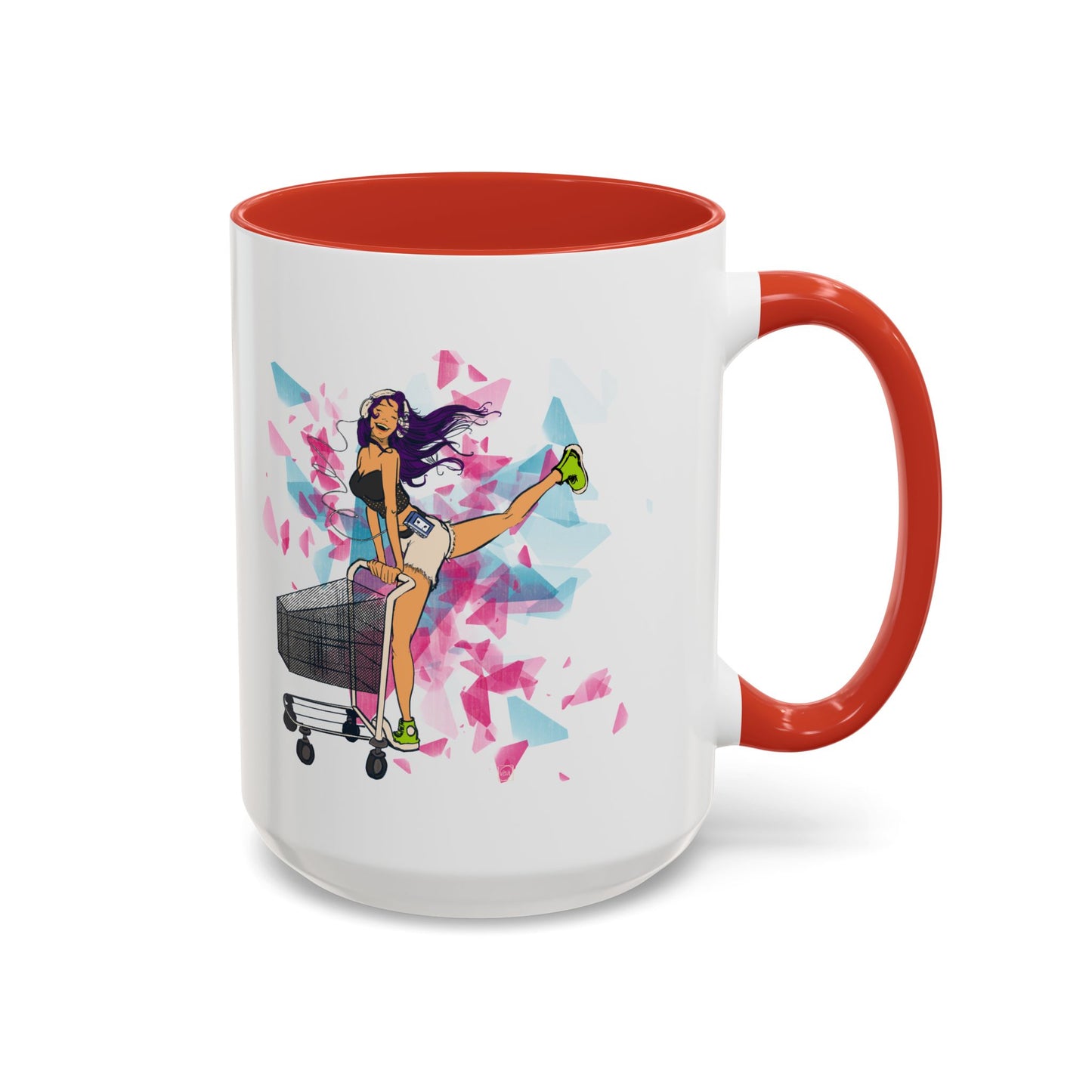 Playful Accent Coffee Mug for Fashion Lovers