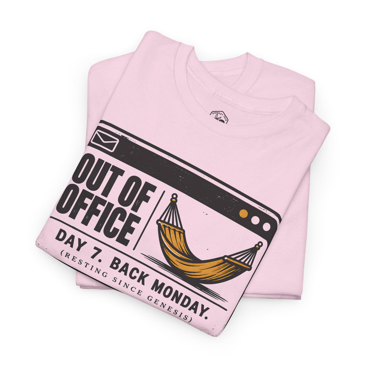 Out of Office Day 7 Sabbath T-shirt – Donkey Talk graphic tee