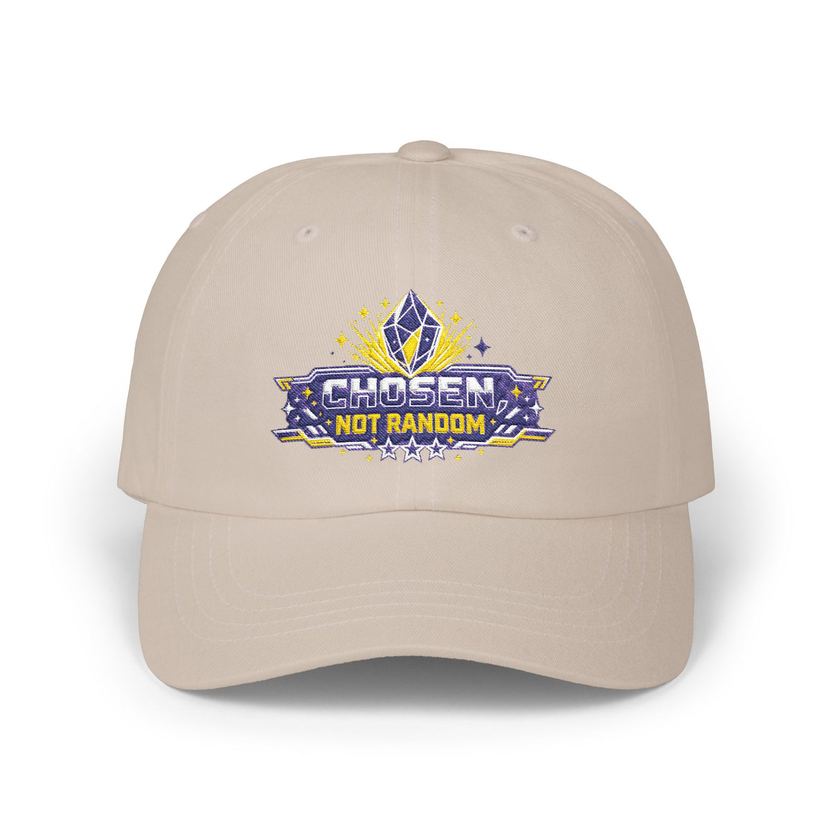 Dad Cap — “Chosen Not Random” Embroidered Inspirational Baseball Hat