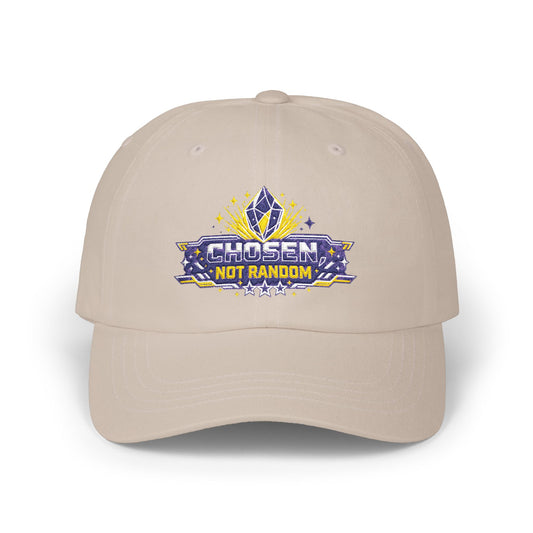Dad Cap — “Chosen Not Random” Embroidered Inspirational Baseball Hat