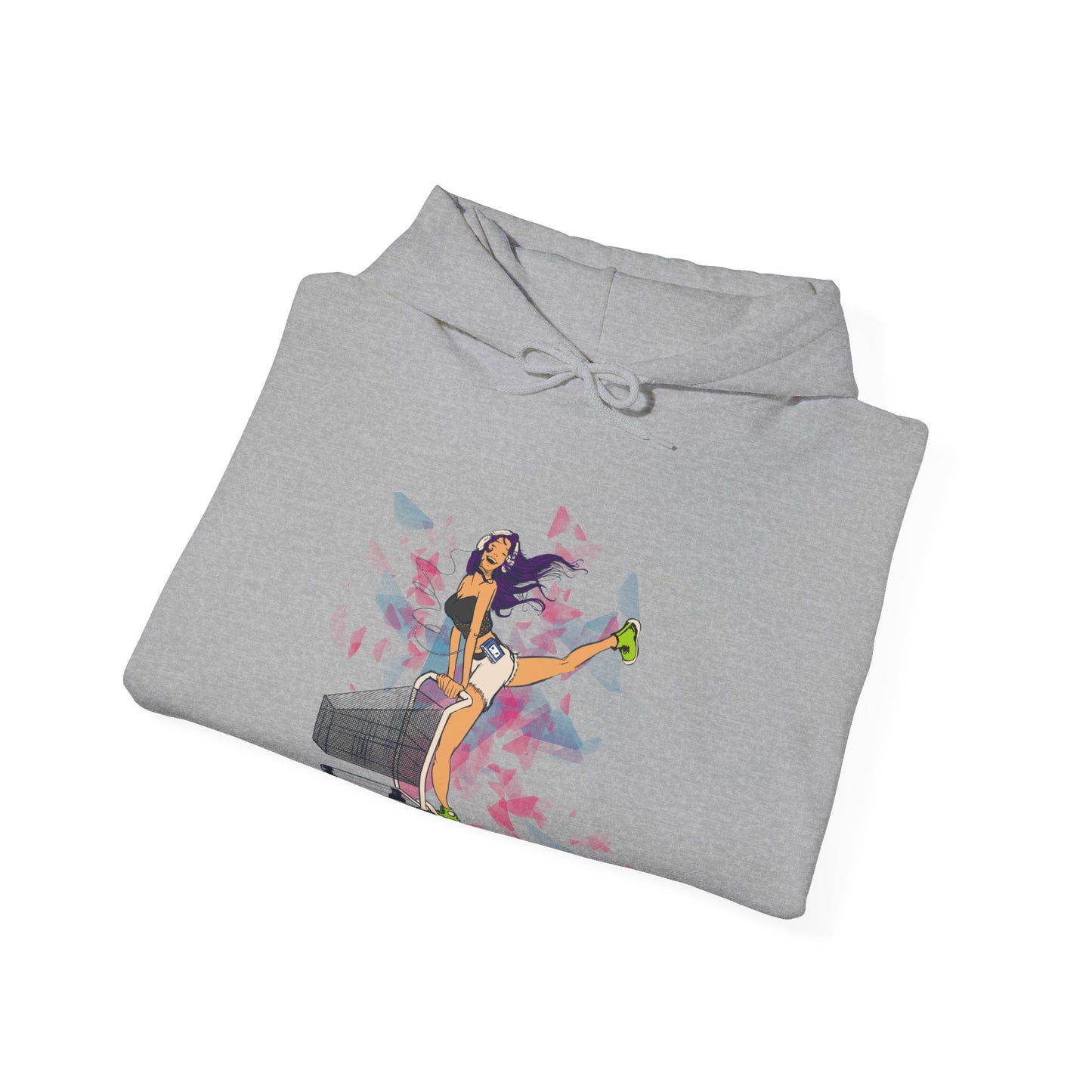 Playful Graphic Hoodie for Everyday Fun, Unisex Hooded Sweatshirt, Casual Wear, Gift for Her, Cozy Comfort