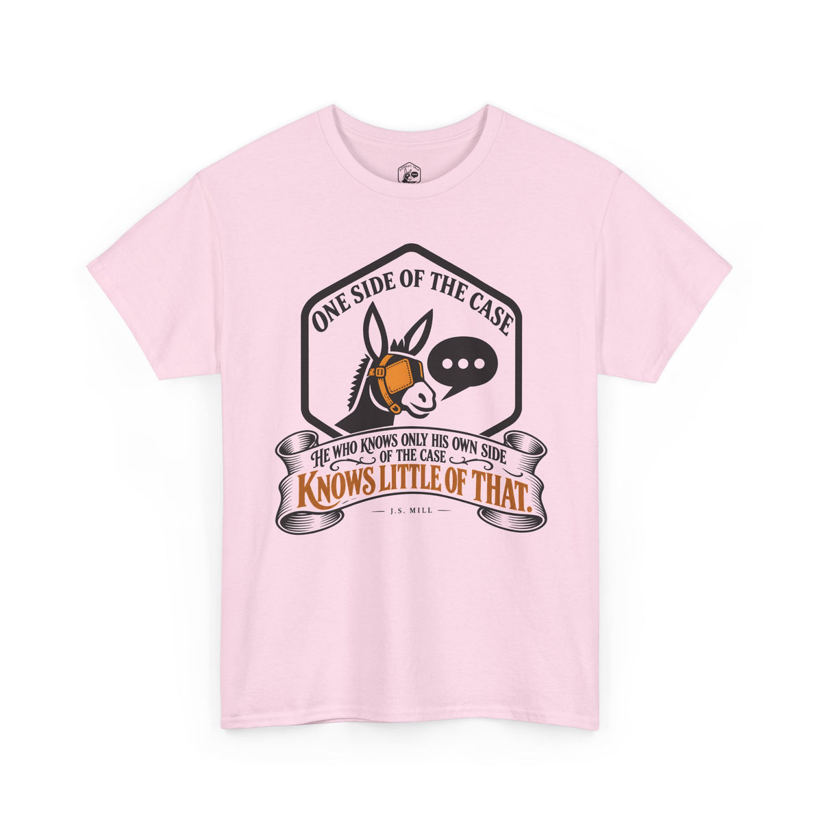 J.S. Mill Donkey Only His Own Side T-shirt – Donkey Talk graphic tee