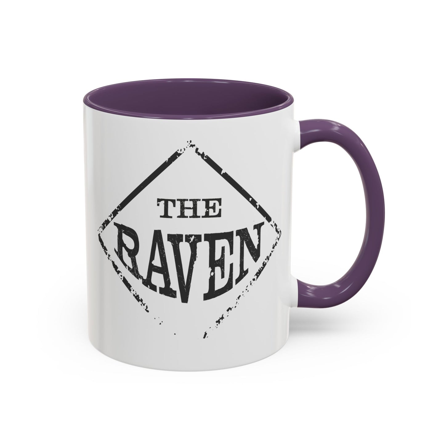 The Raven Accent Coffee Mug — Black-Trim 11/15oz
