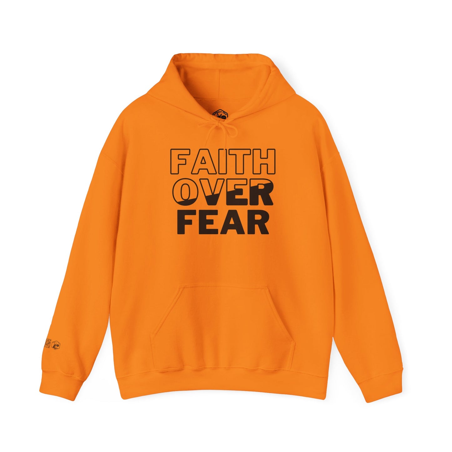 Faith Over Fear Unisex Hooded Sweatshirt | Comfortable & Inspirational Hoodie for Everyday Wear