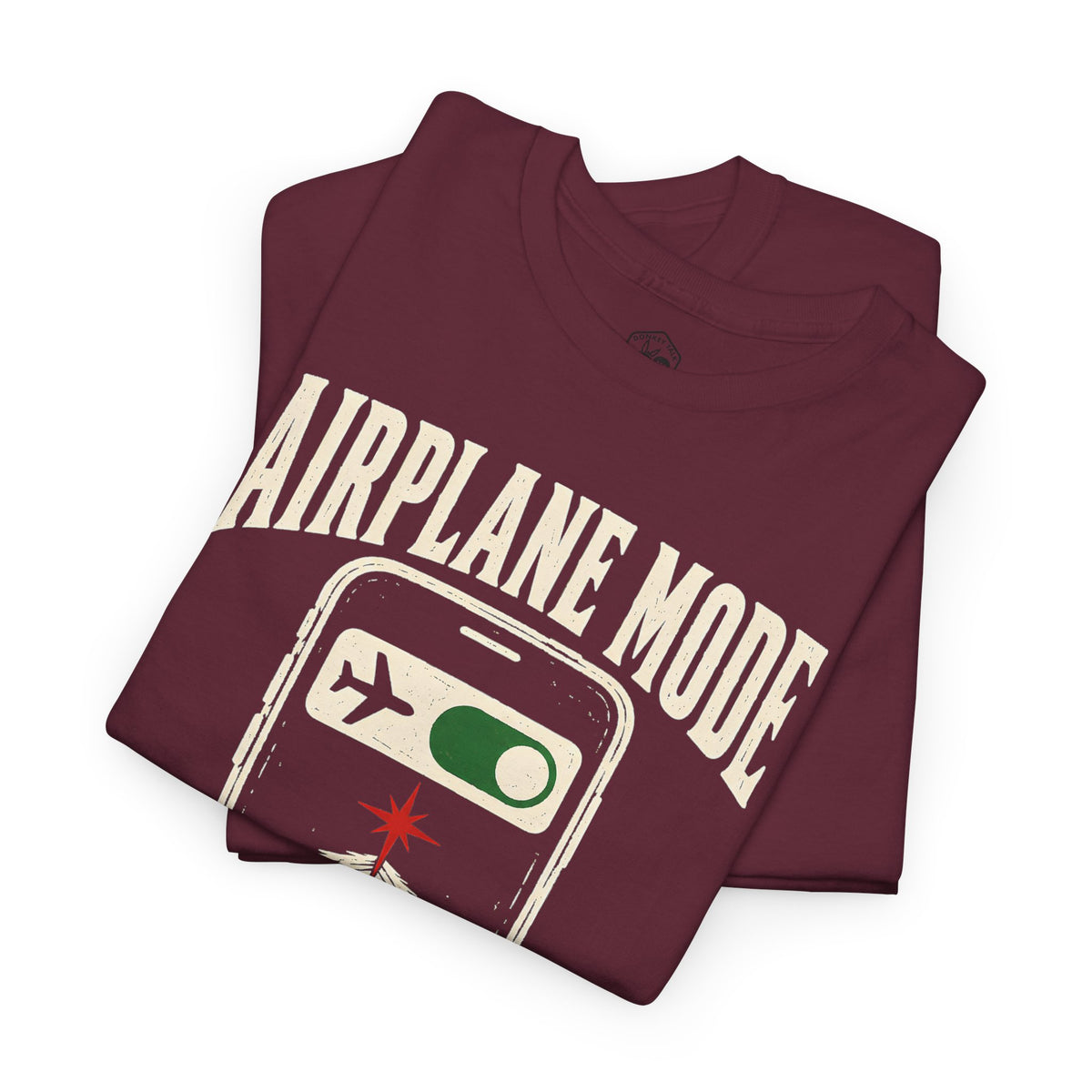 Airplane Mode: Silent Night T-Shirt | Funny Christmas Christian Graphic Tee