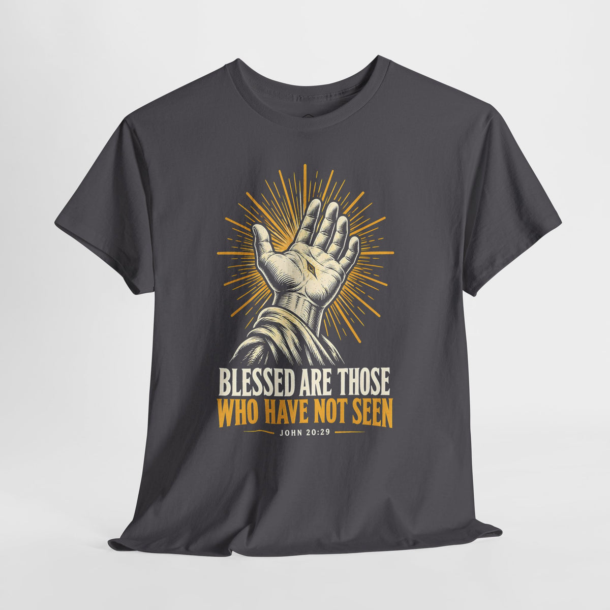 Blessed Are Those Who Have Not Seen T-shirt – Donkey Talk graphic tee